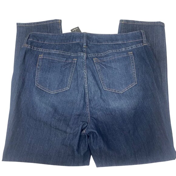 NWT Torrid Curvy Skinny Denim Jeans Womens Size 20 Blue Stretch Cotton Blend Mid - Picture 4 of 15